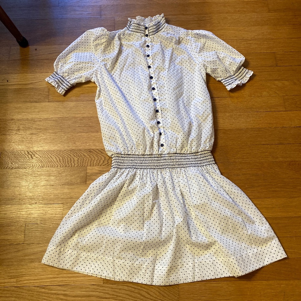 Girls size 14 vintage peplum dress